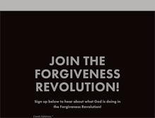 Tablet Screenshot of forgivingforward.com